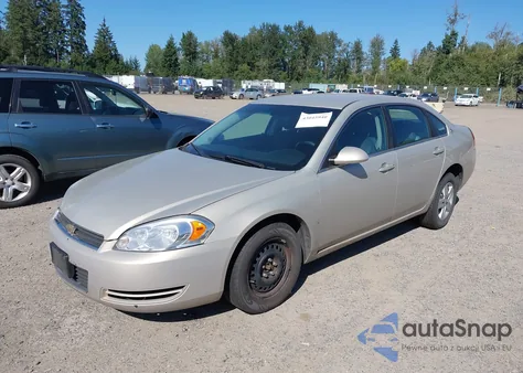 2008 Chevrolet Impala Ls from USA, damaged, VIN 2G1WB58K081304963